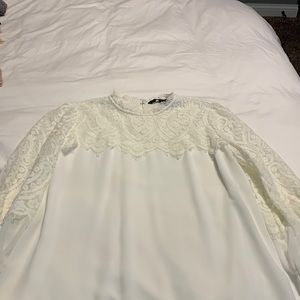 White House Black Market lace blouse